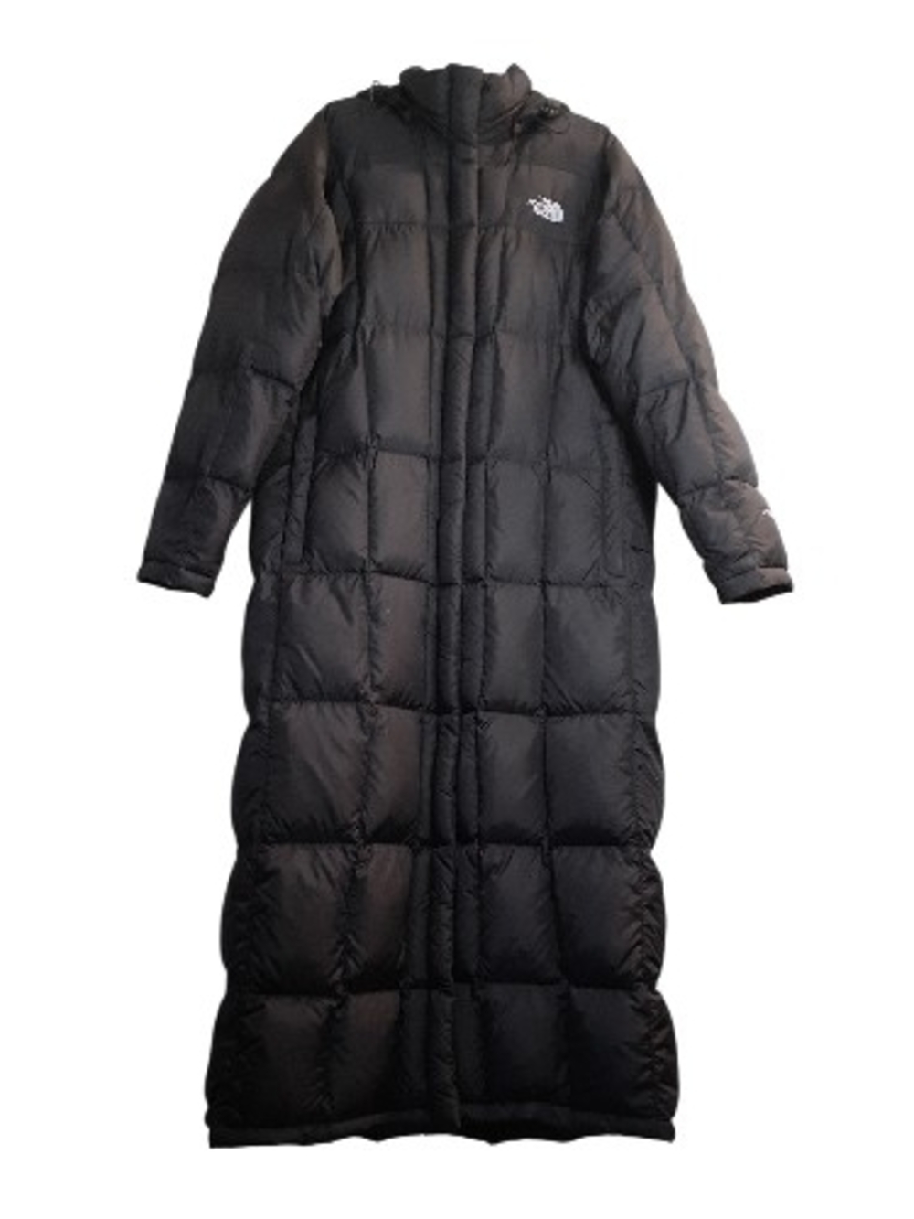COMING SOON The North Face Women's Black Full-Length Puffer Coat with Hood